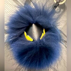 Fendi monster faux fur bag bug